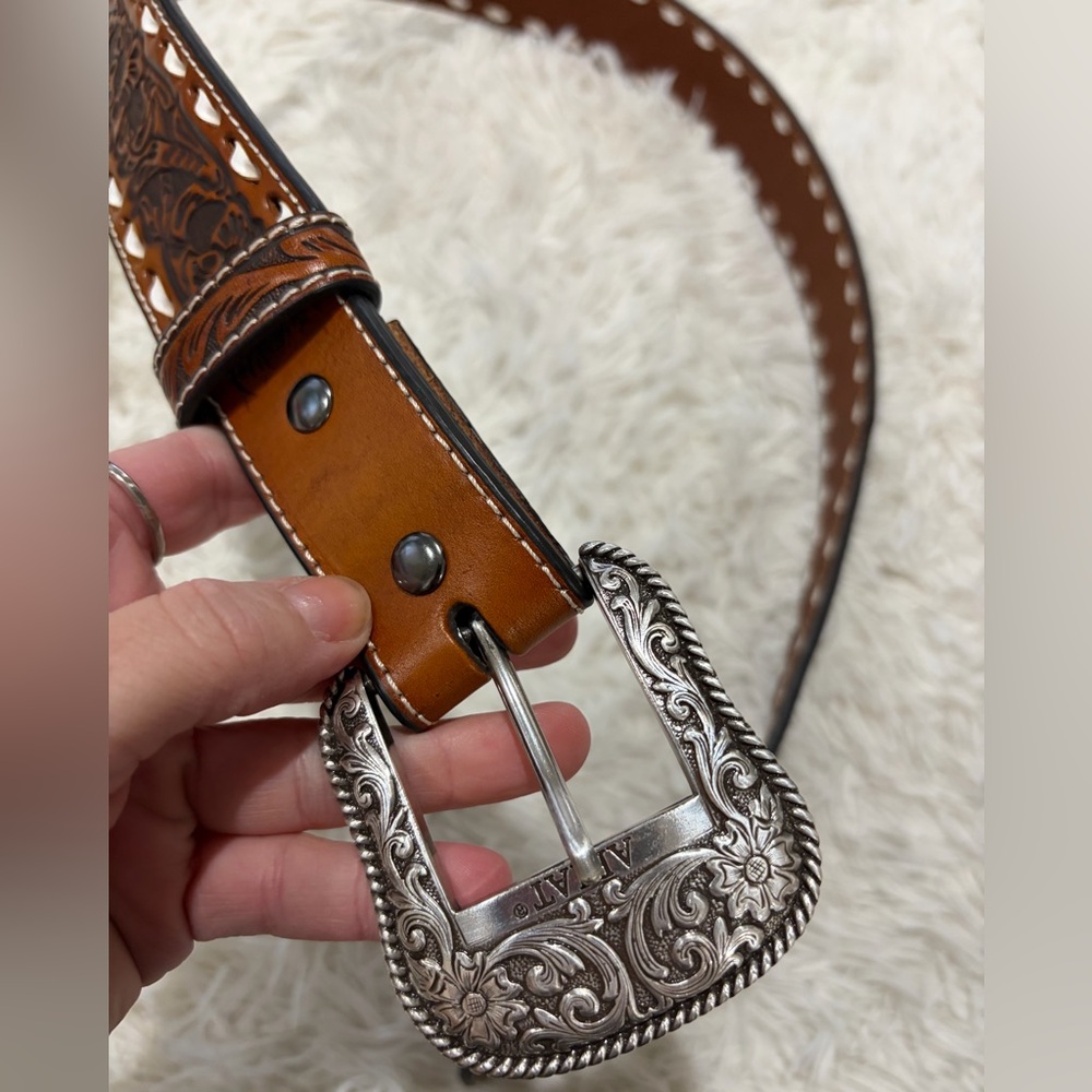 Ariat Genuine Leather belt - Picture 4 of 7